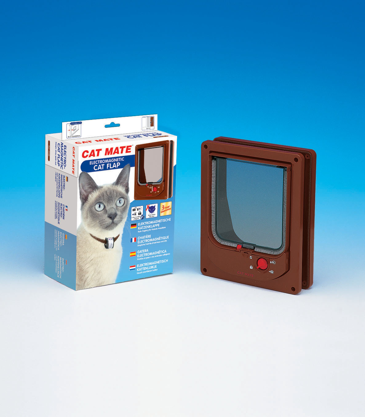 Magnetic Cat & Pet Door With 4-Way Locking – S-XL, Easy Access For Cats And Small Puppies